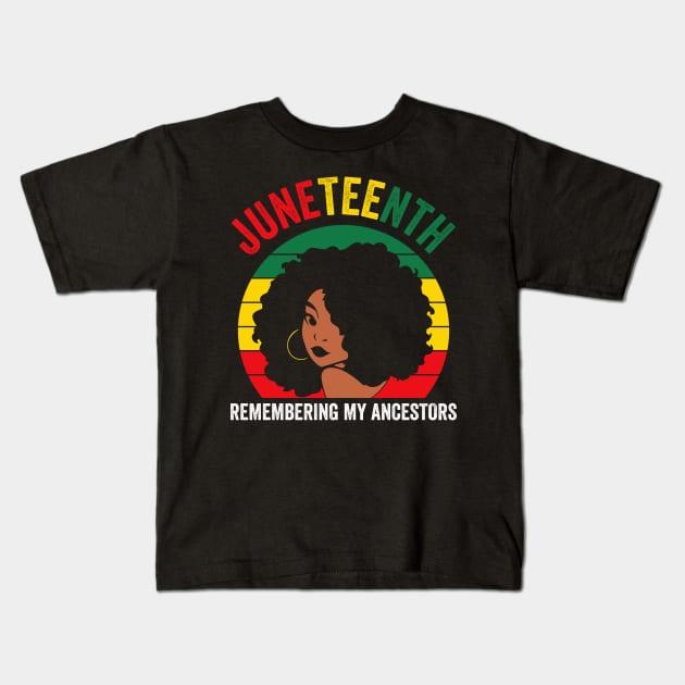 REMEMBERING MY ANCESTORS Kids T-Shirt by Banned Books Club